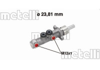 Master brake cylinder