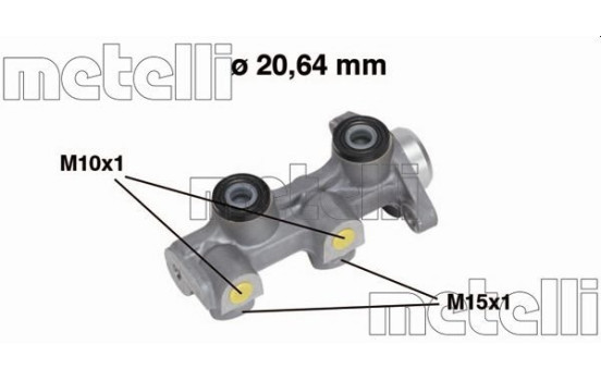 Master brake cylinder