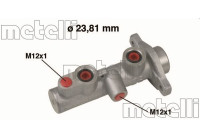 Master brake cylinder