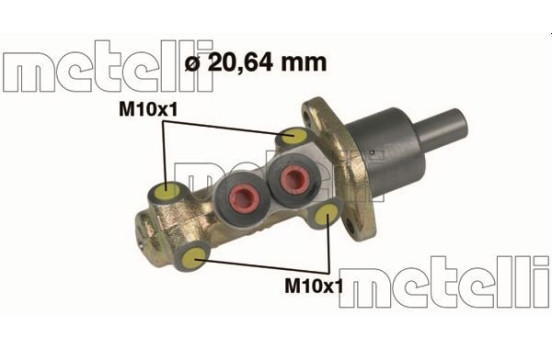 Master brake cylinder