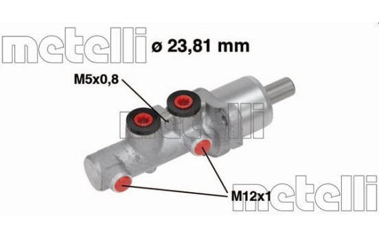 Master brake cylinder