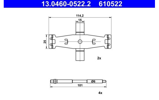 Accessory Kit, Disc Brake Pad