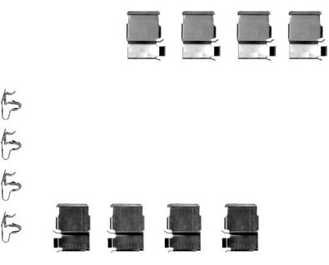 Accessory kit, disc brake pad