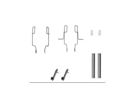 Accessory Kit, disc brake pads, Image 2