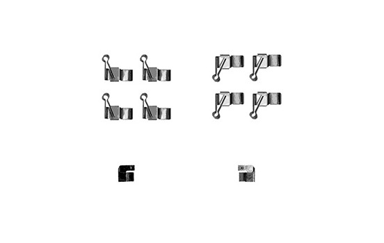 Accessory Kit, disc brake pads, Image 2