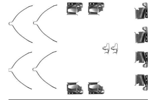 Accessory Kit, disc brake pads