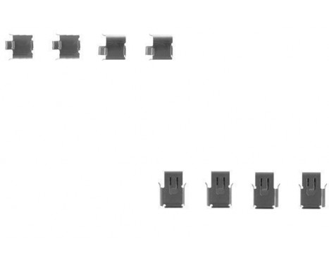 Accessory Kit, disc brake pads