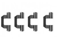 Accessory Kit, disc brake pads