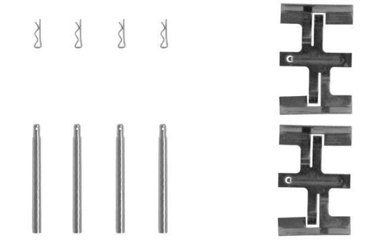 Accessory Kit, disc brake pads