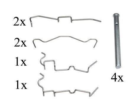 Accessory Kit, disc brake pads