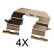 Accessory Kit, disc brake pads