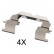 Accessory Kit, disc brake pads
