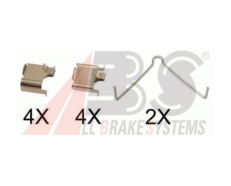 Accessory Kit, disc brake pads, Image 2