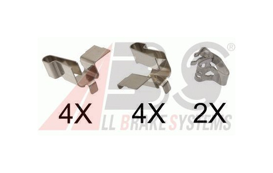 Accessory Kit, disc brake pads, Image 2
