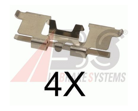 Accessory Kit, disc brake pads, Image 2