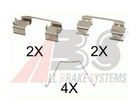 Accessory Kit, disc brake pads, Image 2