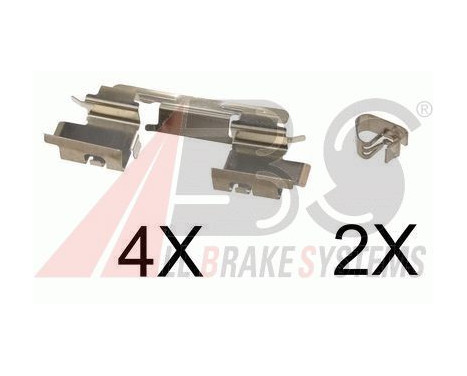 Accessory Kit, disc brake pads, Image 2