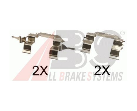 Accessory Kit, disc brake pads, Image 2