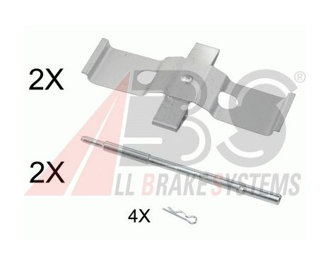 Accessory Kit, disc brake pads, Image 2
