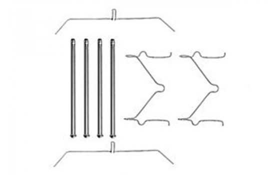 Accessory Kit, disc brake pads