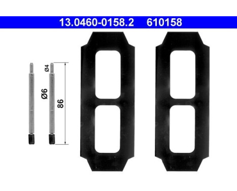 Accessory Kit, disc brake pads