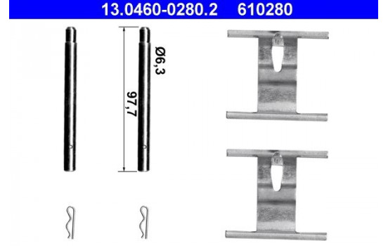 Accessory Kit, disc brake pads