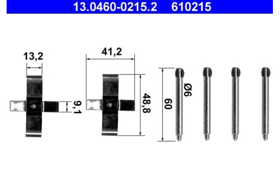 Accessory Kit, disc brake pads