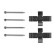 Accessory Kit, disc brake pads