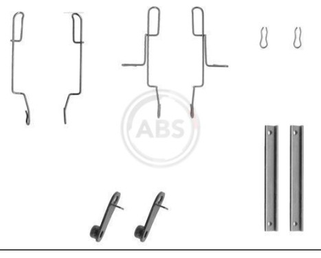 Accessory Kit, disc brake pads, Image 3