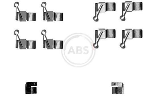 Accessory Kit, disc brake pads, Image 3