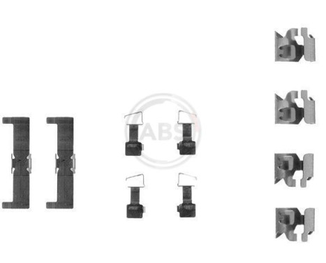 Accessory Kit, disc brake pads, Image 3