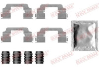Accessory set, disc brake pad