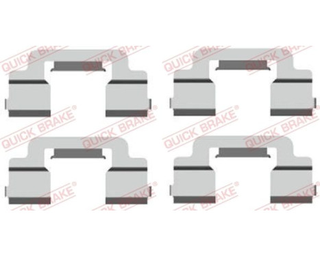Accessory set, disc brake pad