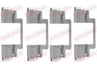 Accessory set, disc brake pad