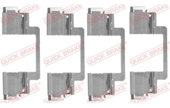Accessory set, disc brake pad