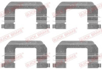 Accessory set, disc brake pad