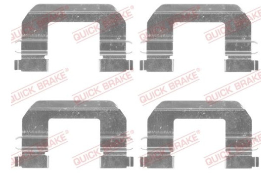 Accessory set, disc brake pad