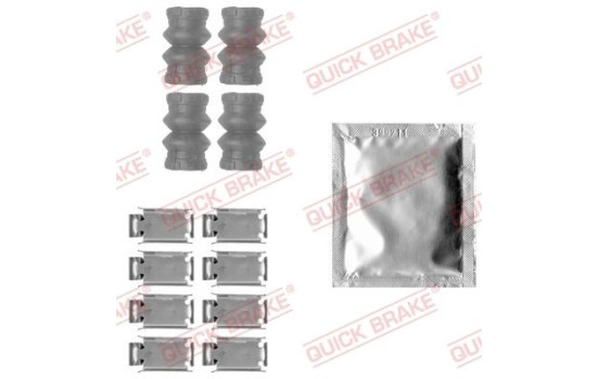 Accessory set, disc brake pad