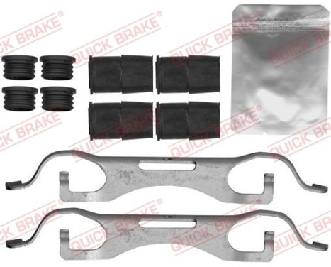 Accessory set, disc brake pad