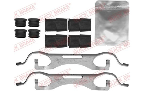 Accessory set, disc brake pad