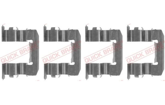 Accessory set, disc brake pad