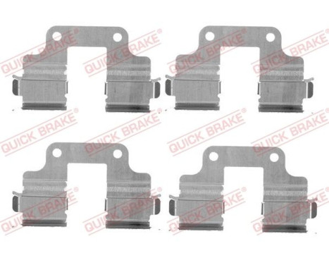 Accessory set, disc brake pad