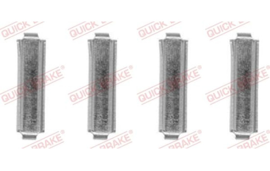 Accessory set, disc brake pad