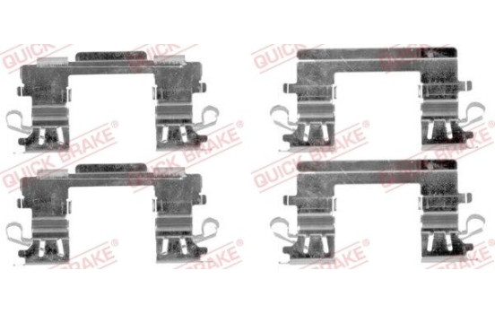 Accessory set, disc brake pad