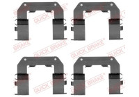 Accessory set, disc brake pad