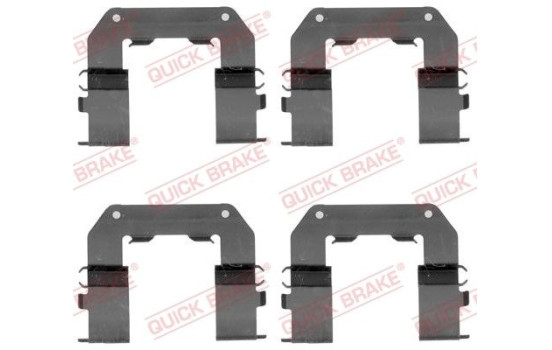 Accessory set, disc brake pad