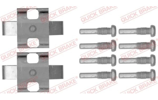 Accessory set, disc brake pad