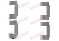 Accessory set, disc brake pad