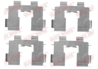 Accessory set, disc brake pad