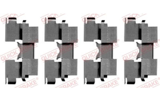Accessory set, disc brake pad